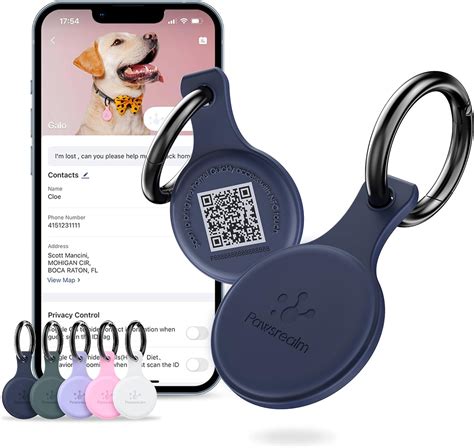 pet dog anti lost nfc id tag|NFC & QR Code Pet ID Tag, Silicone Silent Dog Tag, Cat Name .